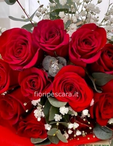 Bouquet rose rosse